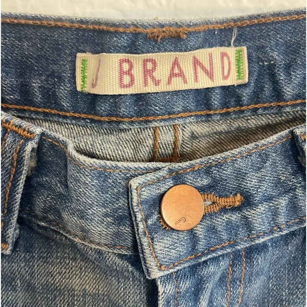 J Brand Cut Off Denim Shorts distressed boyfriend Sz 28 NWT - Picture 6 of 6
